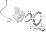 Diagram for BMW 750Li xDrive Parking Brake Shoe - 34416790186