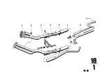 Diagram for BMW 1602 Exhaust Pipe - 18121104503