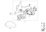 Diagram for 2007 BMW 328xi Mirror Cover - 51167229266