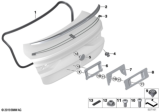 Diagram for 2020 BMW 228i xDrive Gran Coupe Weather Strip - 51767224108
