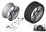 Diagram for 2018 BMW 740i xDrive Alloy Wheels - 36117850581