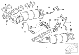 Diagram for BMW Exhaust Manifold Gasket - 11627505788