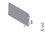 Diagram for BMW 335i GT xDrive A/C Condenser - 64506804721