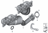 Diagram for 2009 BMW Z4 Exhaust Manifold - 18407586688