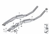 Diagram for 2007 BMW X5 Catalytic Converter - 18307524768