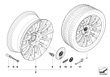 Diagram for 2006 BMW X5 Wheel Hub Bolt - 36136781153