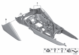 Diagram for 2017 BMW i8 Center Console Base - 51169290542