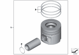 Diagram for 2016 BMW 328d Piston Ring - 11257812636