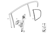 Diagram for BMW 335xi Window Motor - 67626927025