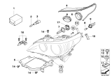 Diagram for BMW 530i Headlight Bulb - 63127165546