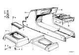 Diagram for 1977 BMW 320i Center Console Base - 51161871285