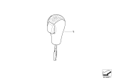 Diagram for 2005 BMW 525i Shift Knob - 25167961113