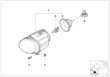 Diagram for 2003 BMW X5 Fog Light Bulb - 63216926914