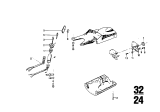 Diagram for 1973 BMW 3.0CS Ignition Lock Assembly - 32321109048