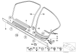 Diagram for BMW 320i Door Seal - 51728194682