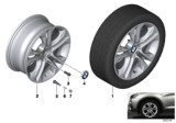 Diagram for 2017 BMW X3 Alloy Wheels - 36116862886