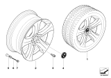 Diagram for 2014 BMW X6 Alloy Wheels - 36116778586