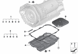 Diagram for 2017 BMW X6 M Transmission Pan - 24117855261