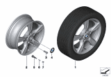 Diagram for 2010 BMW 128i Alloy Wheels - 36116795561