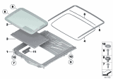 Diagram for 2014 BMW 535i Weather Strip - 54107209215