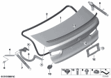 Diagram for 2020 BMW 330i Liftgate Lift Support - 51247450612