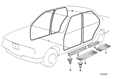 Diagram for BMW 525i Door Seal - 51728137775