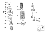 Diagram for 1991 BMW 535i Coil Springs - 33531134648