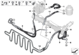 Diagram for 2009 BMW 335d Power Steering Hose - 32416778441