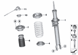 Diagram for 2014 BMW M5 Shock Absorber - 31312284045