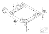 Diagram for 2002 BMW 325xi Front Cross-Member - 31101096954