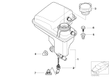 Diagram for BMW Coolant Reservoir - 17137647713