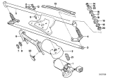 Diagram for BMW 635CSi Wiper Pivot - 61611359433