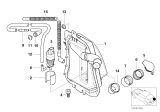 Diagram for 2005 BMW 325xi Washer Reservoir - 61688374557