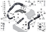 Diagram for BMW 535i GT Mass Air Flow Sensor - 13627593624