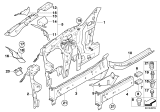 Diagram for 2007 BMW M6 Engine Mount Bracket - 41147111100