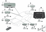 Diagram for 2011 BMW 328i Interior Light Bulb - 61319201630