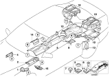 Diagram for 1997 BMW 750iL Exhaust Heat Shield - 51488206358