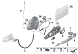 Diagram for BMW 340i GT xDrive Door Latch Cable - 51217291403