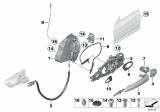 Diagram for 2014 BMW 328i GT xDrive Door Latch Cable - 51217291403