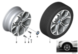 Diagram for 2017 BMW X3 Alloy Wheels - 36116862889