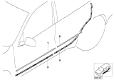 Diagram for 2002 BMW X5 Door Moldings - 51138402650