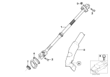 Diagram for 2002 BMW 530i Steering Shaft - 32316753800