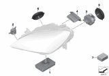 Diagram for BMW M6 Light Control Module - 63117316216