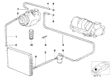 Diagram for 2001 BMW 740i A/C Liquid Line Hoses - 64538378648