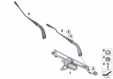 Diagram for BMW 320i Wiper Pivot - 61617260488