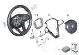 Diagram for 2018 BMW Alpina B7 Steering Wheel - 32307991812