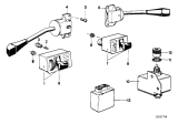 Diagram for BMW 733i Turn Signal Switch - 61311371086