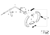 Diagram for BMW 550i Parking Brake Cable - 34406770603