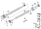 Diagram for BMW 750i xDrive Universal Joints - 26118681477