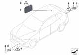 Diagram for BMW Parking Assist Distance Sensor - 66208050152